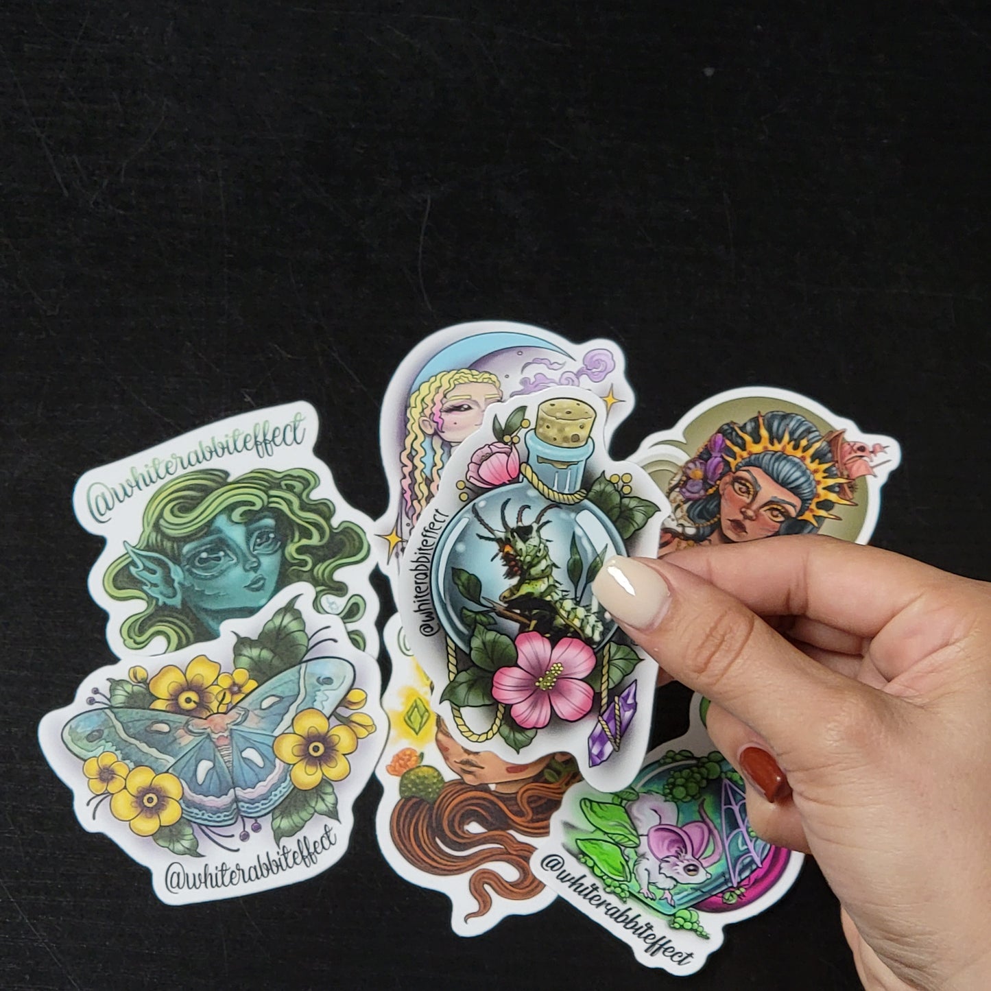 White Rabbit Sticker Pack