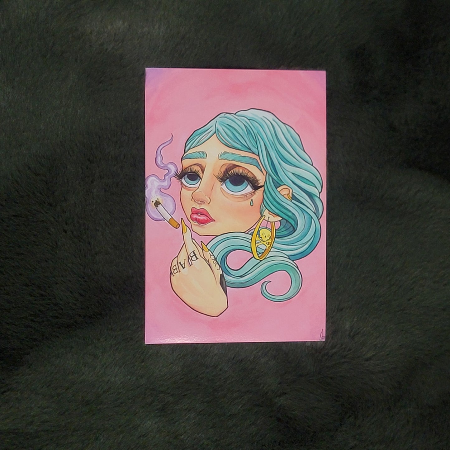 "Cry Baby" 4x6