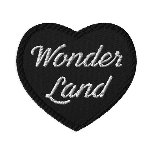 Embroidered patch- "wonderland"