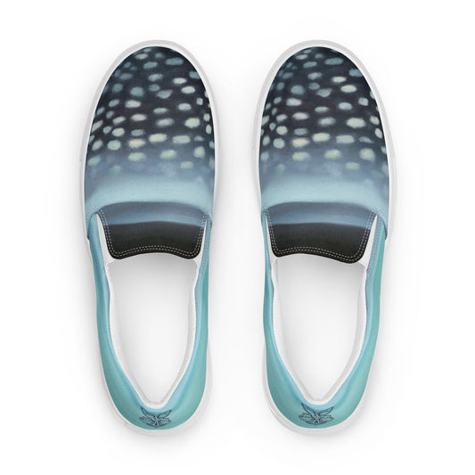 Men’s slip-on canvas shoes- "Whale Shark"