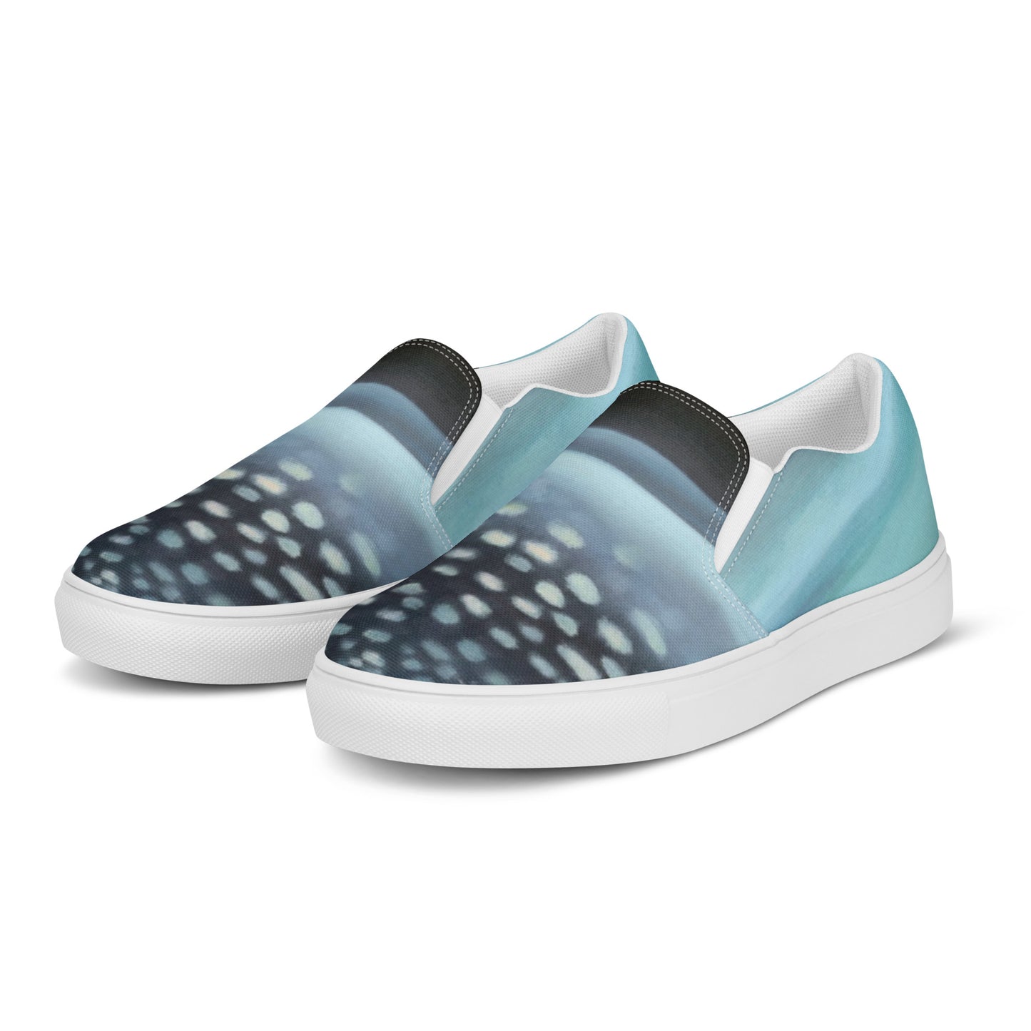 Men’s slip-on canvas shoes- "Whale Shark"