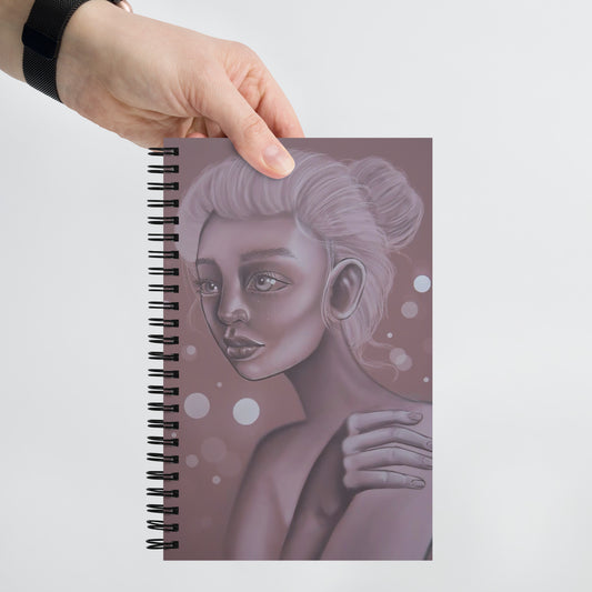 Spiral notebook - "Rose Water"