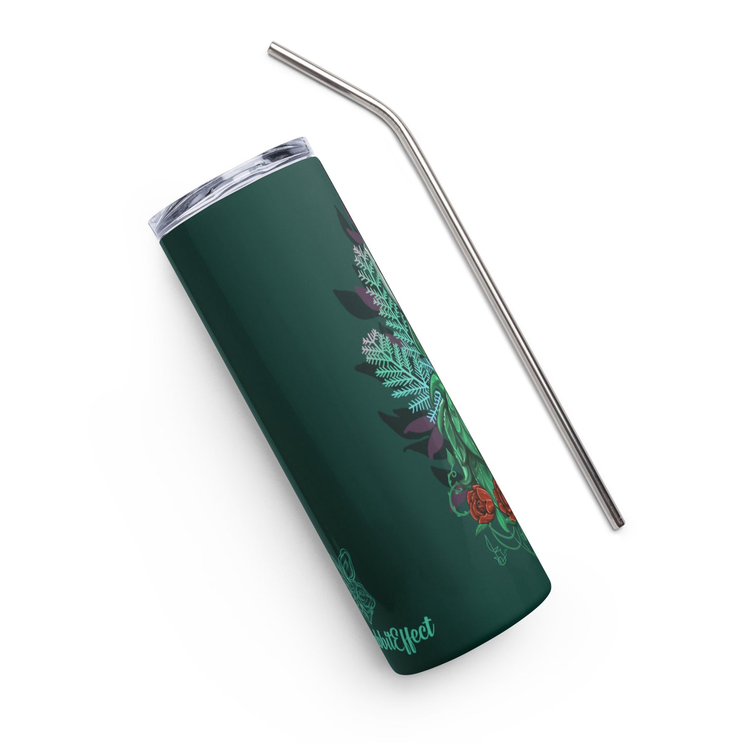 Stainless steel tumbler-"Wonderland Flower"