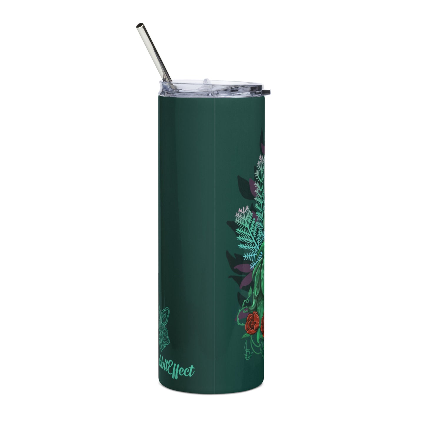 Stainless steel tumbler-"Wonderland Flower"