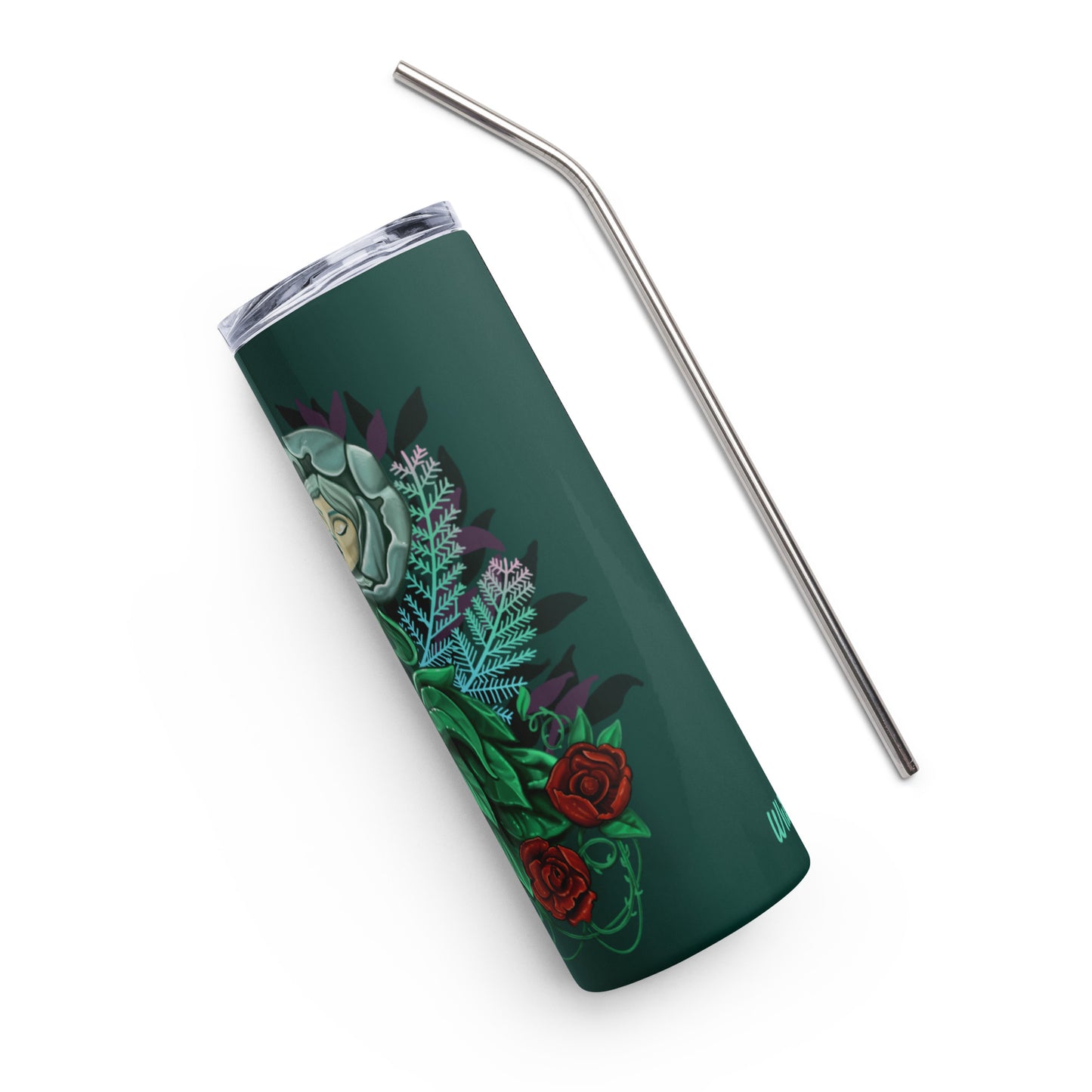 Stainless steel tumbler-"Wonderland Flower"