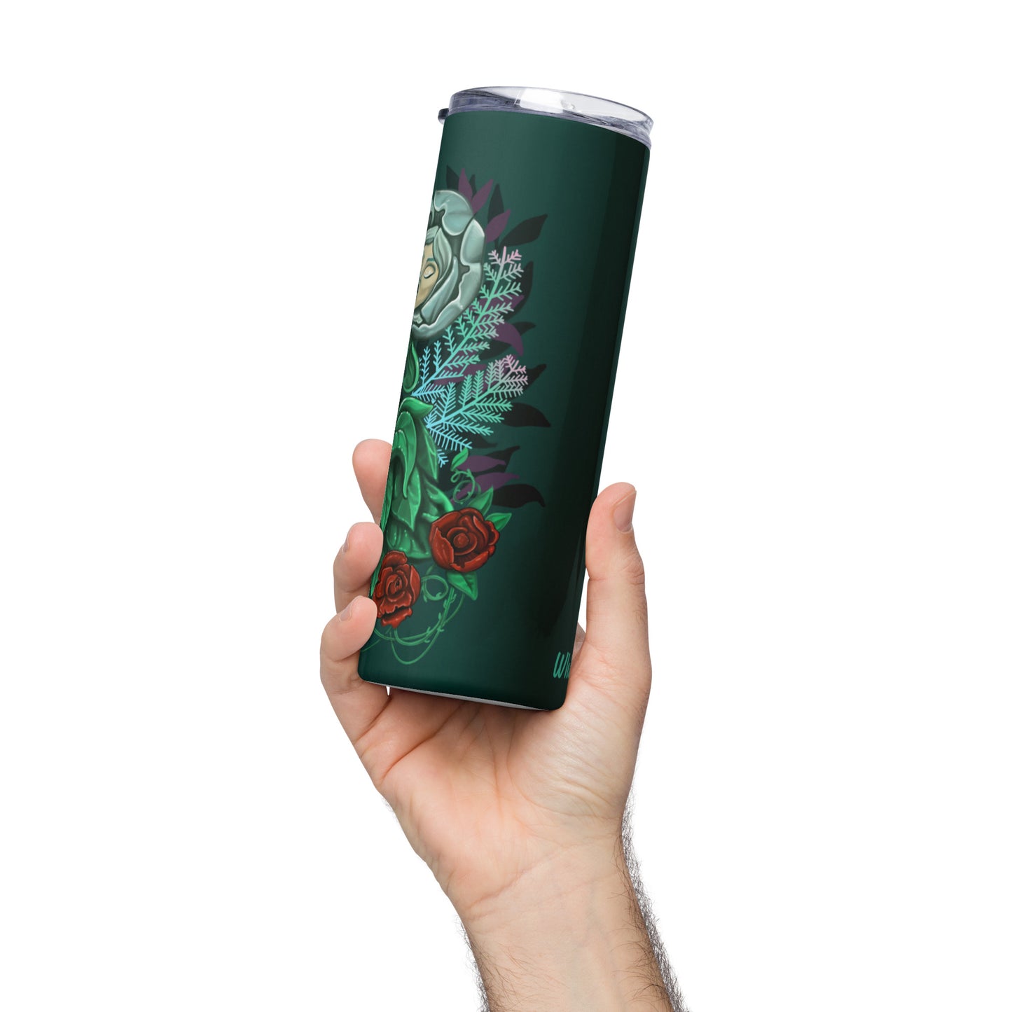 Stainless steel tumbler-"Wonderland Flower"