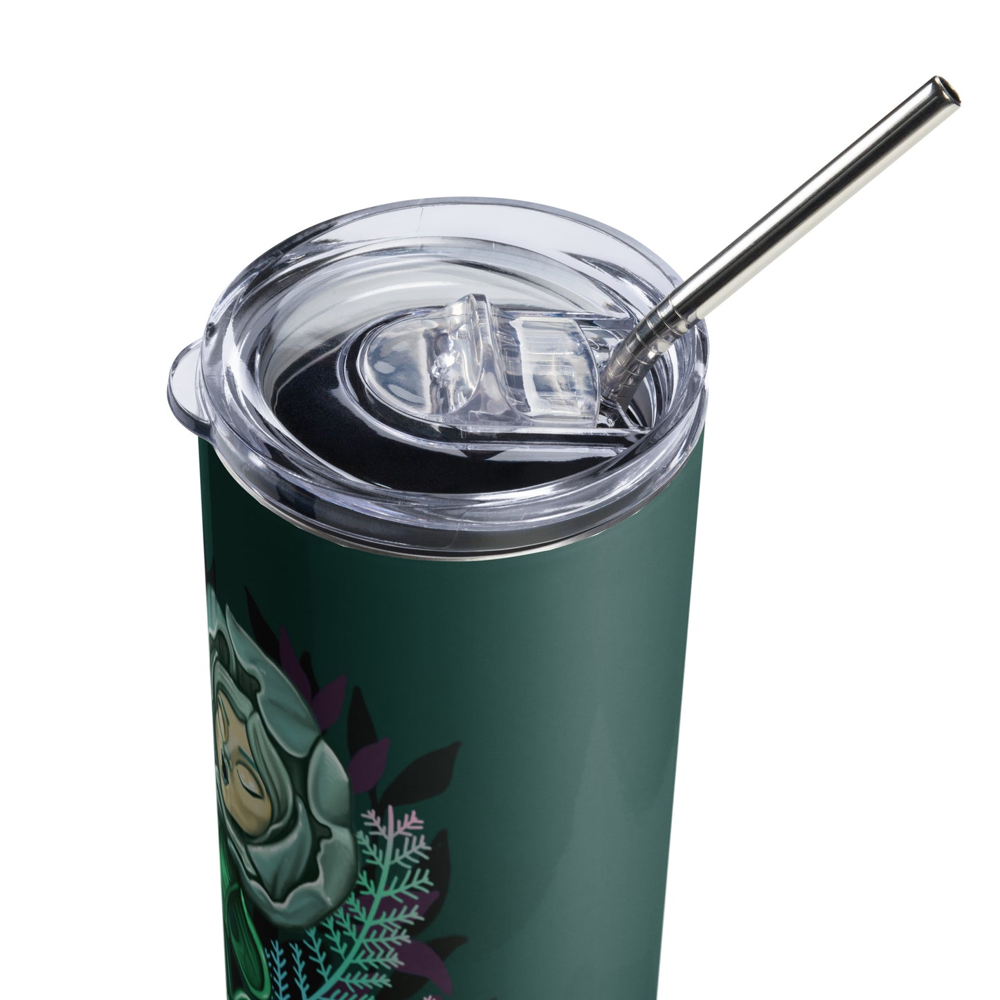 Stainless steel tumbler-"Wonderland Flower"