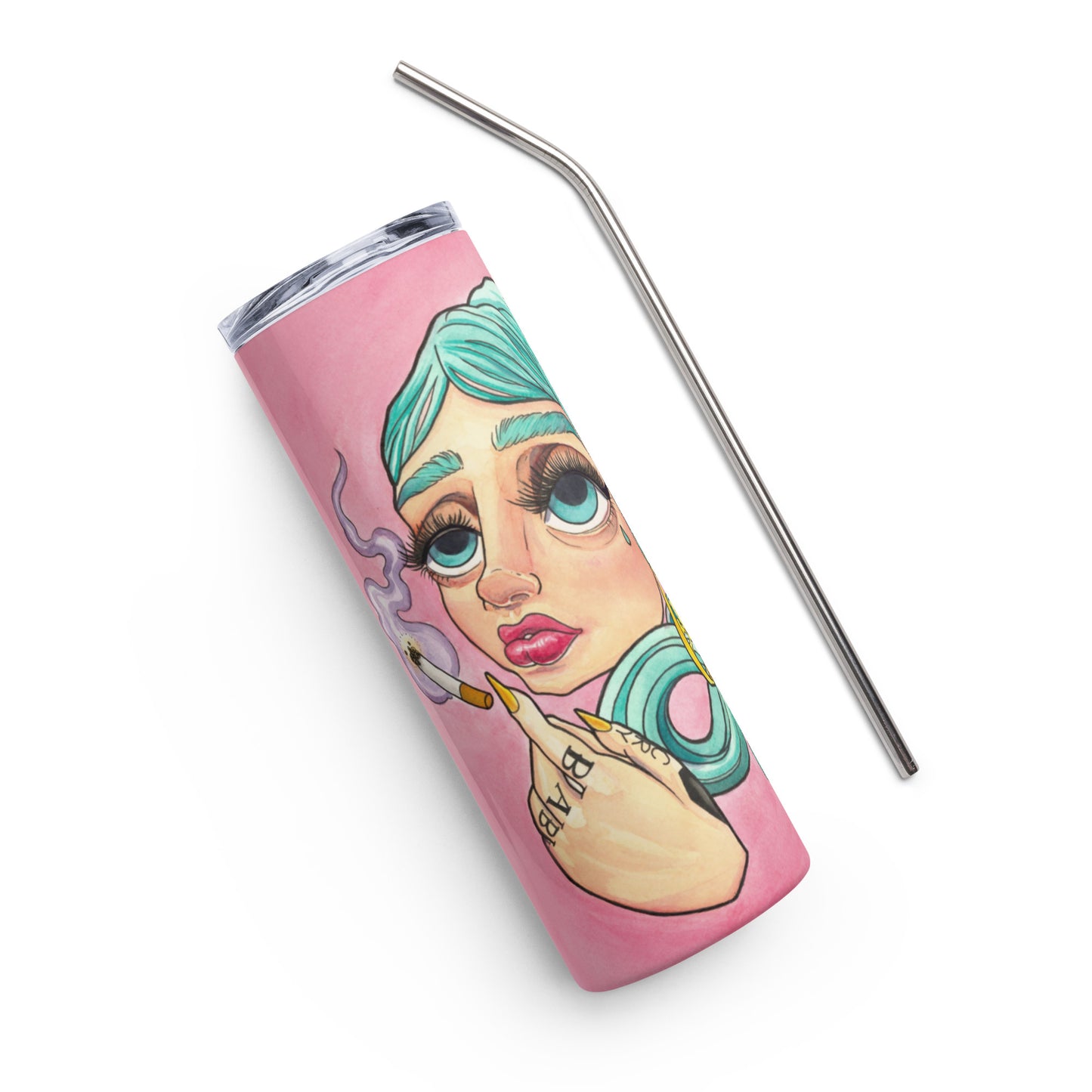 Stainless steel tumbler- "Cry Baby"