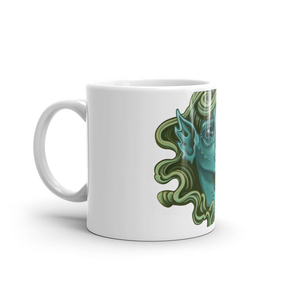 White glossy mug - Cardinal Signs (water)