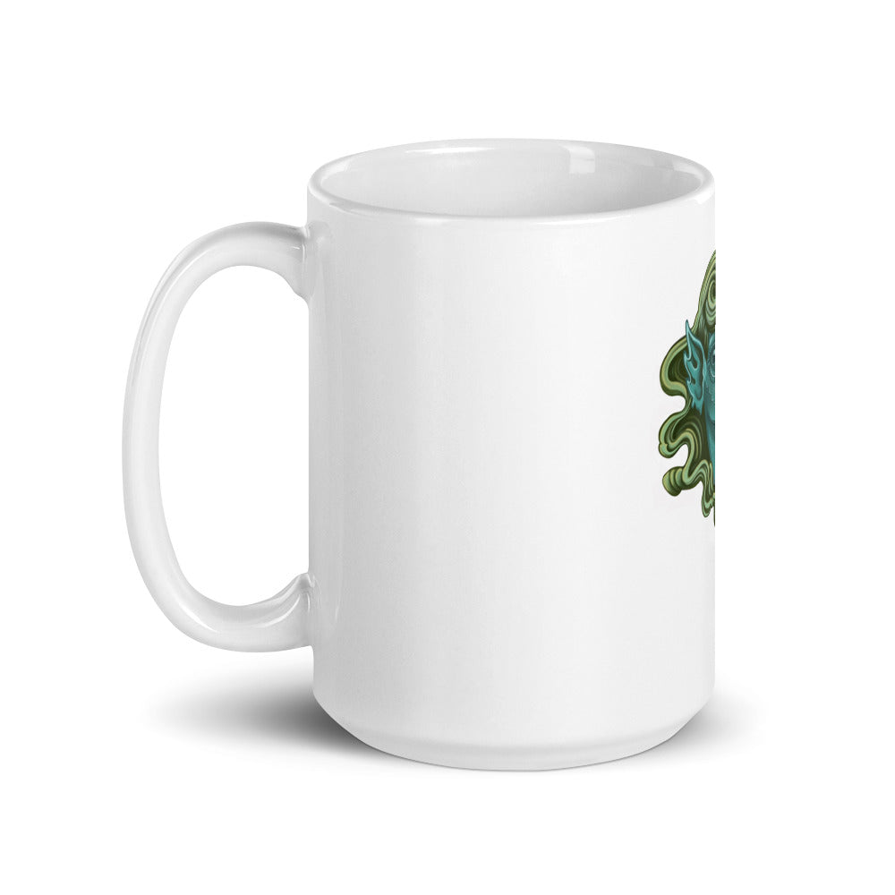 White glossy mug - Cardinal Signs (water)