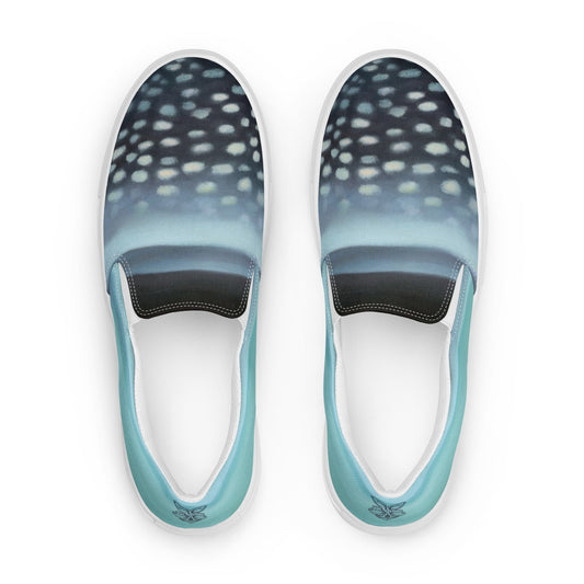 Women’s slip-on canvas shoes- "Whale Shark"